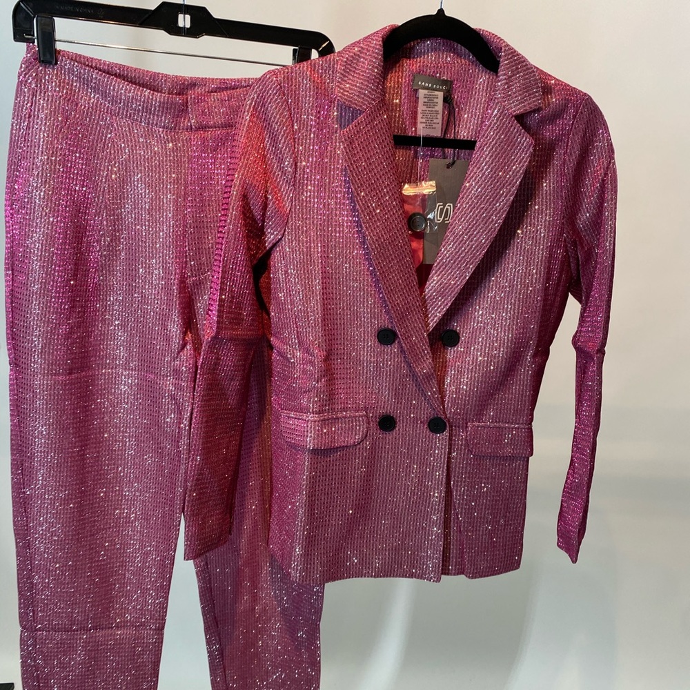 Pink Glitter Lightweight Sparkle Suit.